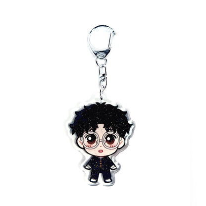 Ken Takakura, Okarun | Dandadan Acrylic Glitter Keychain