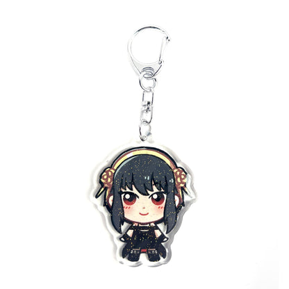 Yor Forger | SPY×FAMILY Acrylic Glitter Keychain