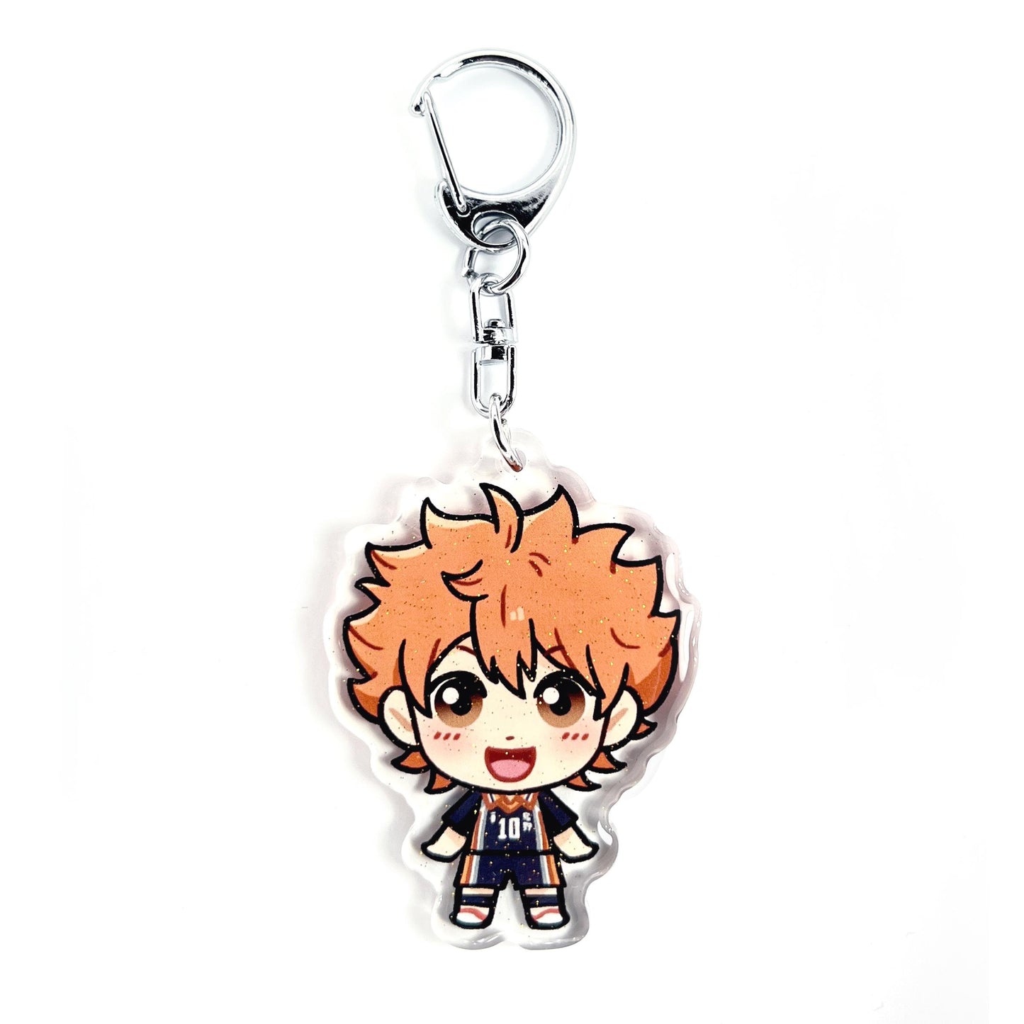 Shoyo Hinata | Haikyuu!! Acrylic Glitter Keychain