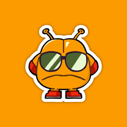 King Nikochan's servant | Dr. Slump Vinyl Sticker