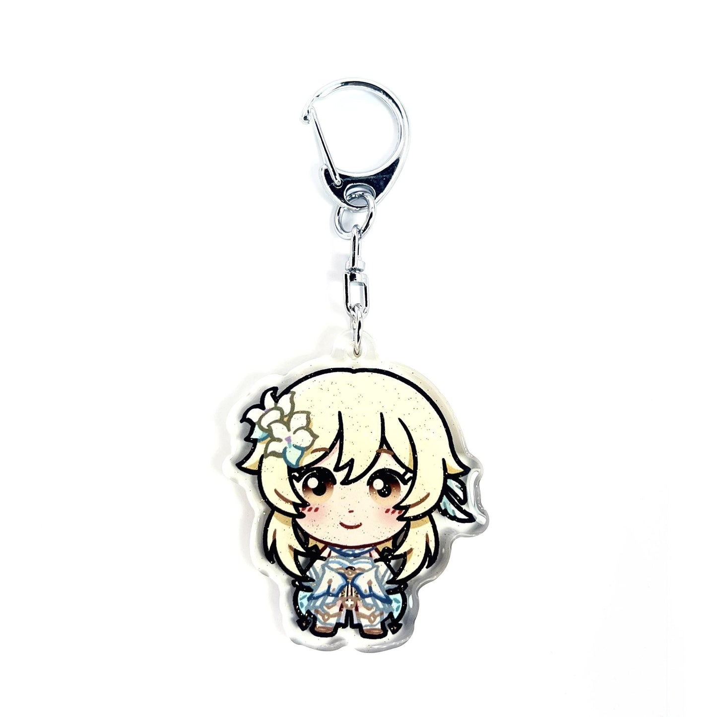 Lumine | Genshin Impact Acrylic Glitter Keychain