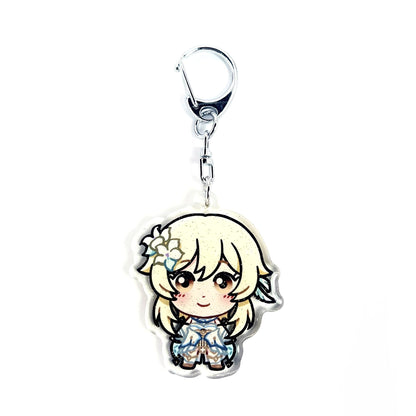 Lumine | Genshin Impact Acrylic Glitter Keychain