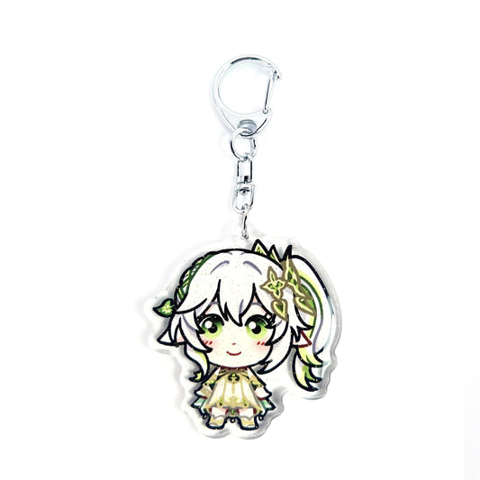 Nahida | Genshin Impact Acrylic Glitter Keychain