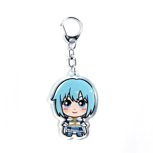 Sayaka Miki | Madoka Magica Acrylic Glitter Keychain