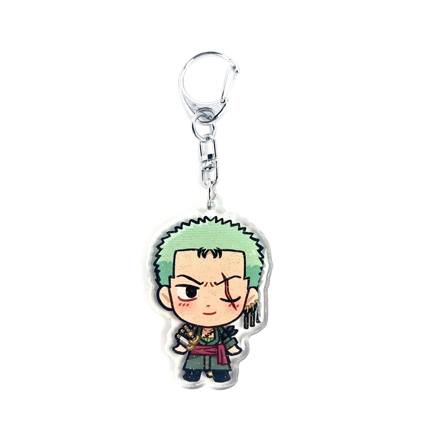 Roronoa Zoro | One Piece Acrylic Glitter Keychain