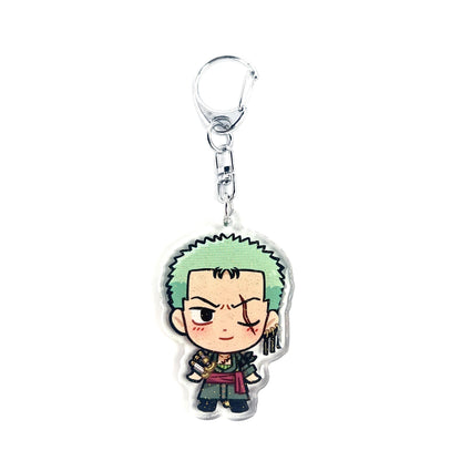 Roronoa Zoro | One Piece Acrylic Glitter Keychain