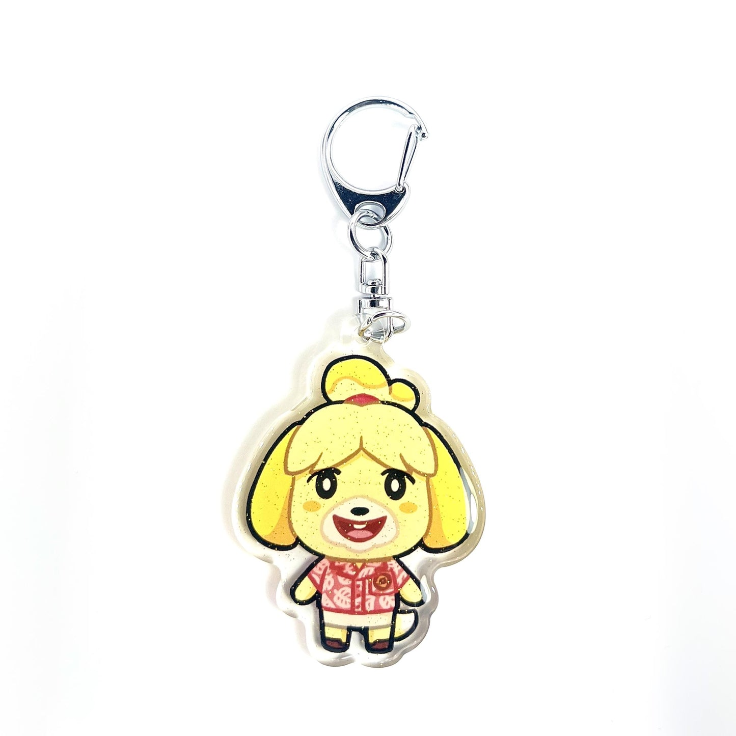 Isabelle | Animal Crossing Acrylic Glitter Keychain