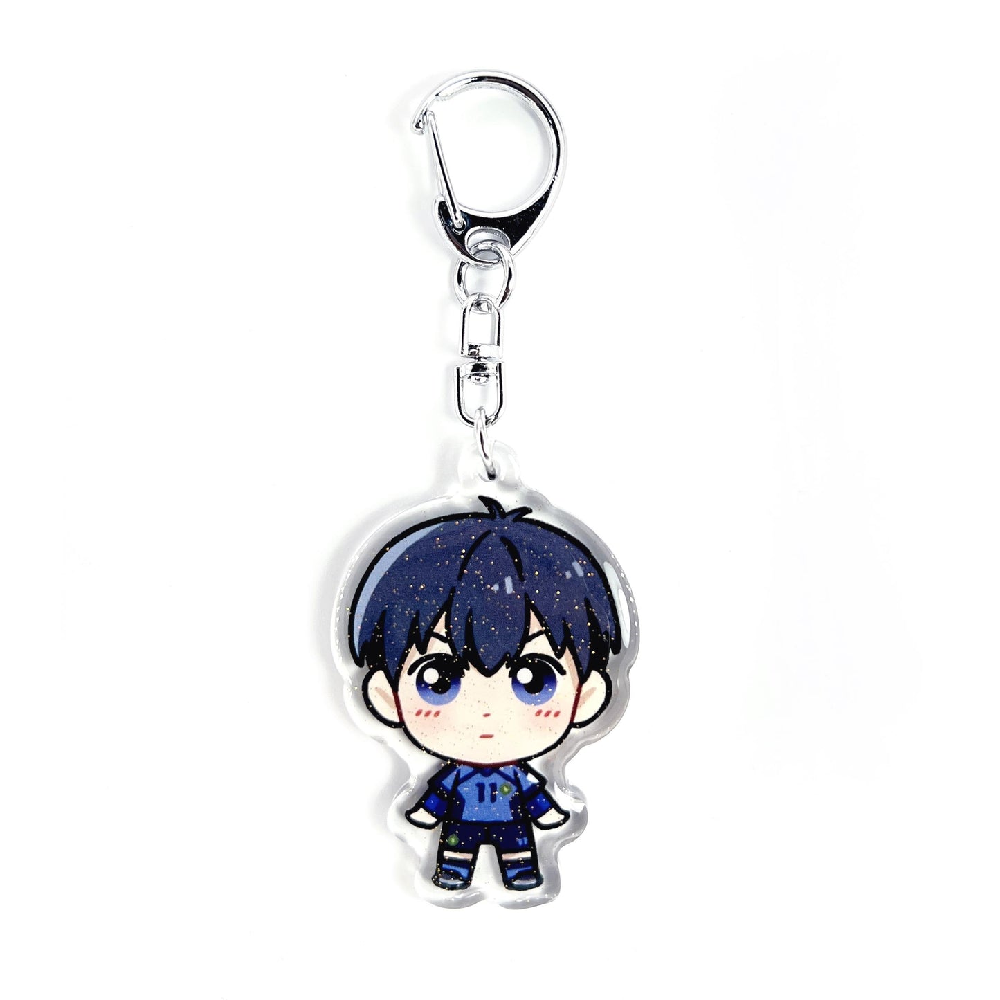 Yoichi Isagi | Blue Lock Acrylic Glitter Keychain
