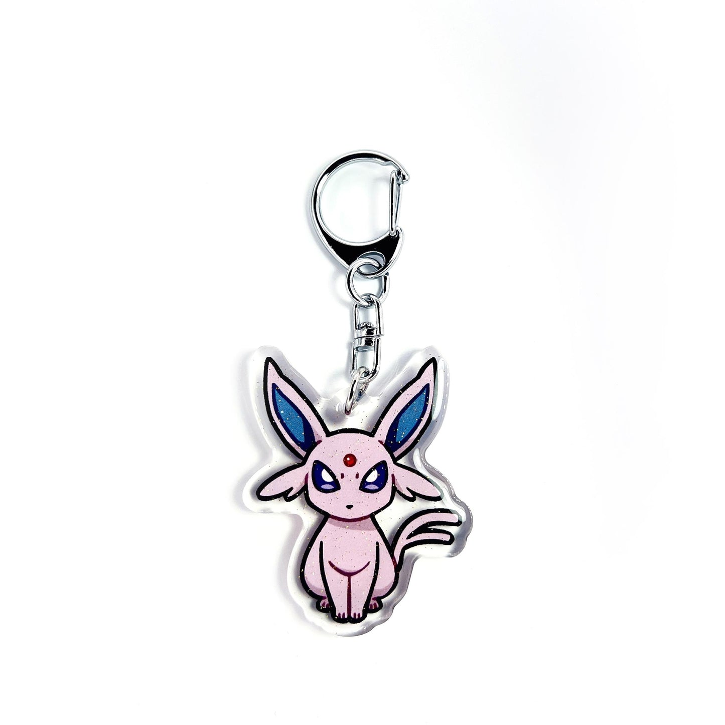 Espeon | Pokemon Acrylic Glitter Keychain