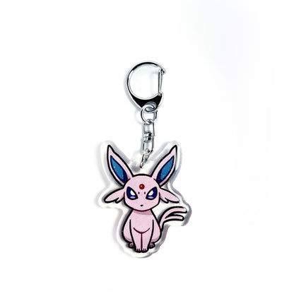 Espeon | Pokemon Acrylic Glitter Keychain