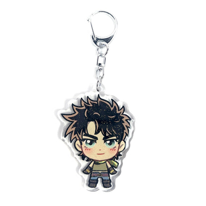 Joseph Joestar | Jojo's Bizarre Adventure Acrylic Glitter Keychain