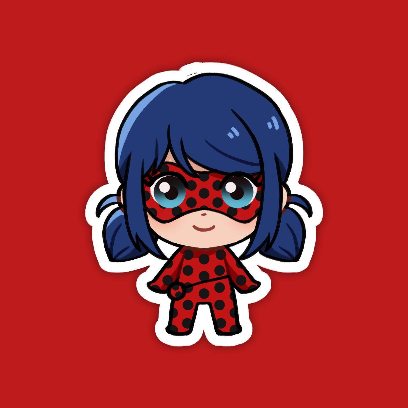 Marinette Dupain-Cheng, Ladybug | Miraculous Ladybug Vinyl Sticker