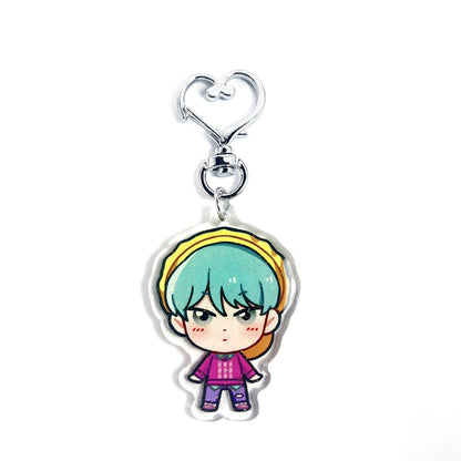 Baby Saja Boys | KPop Demon Hunters Acrylic Glitter Keychain
