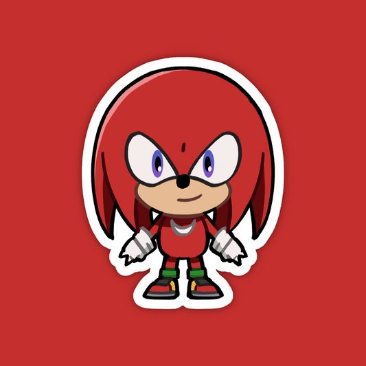 Knuckle | Sonic the Hedgehog Vinyl Sticker