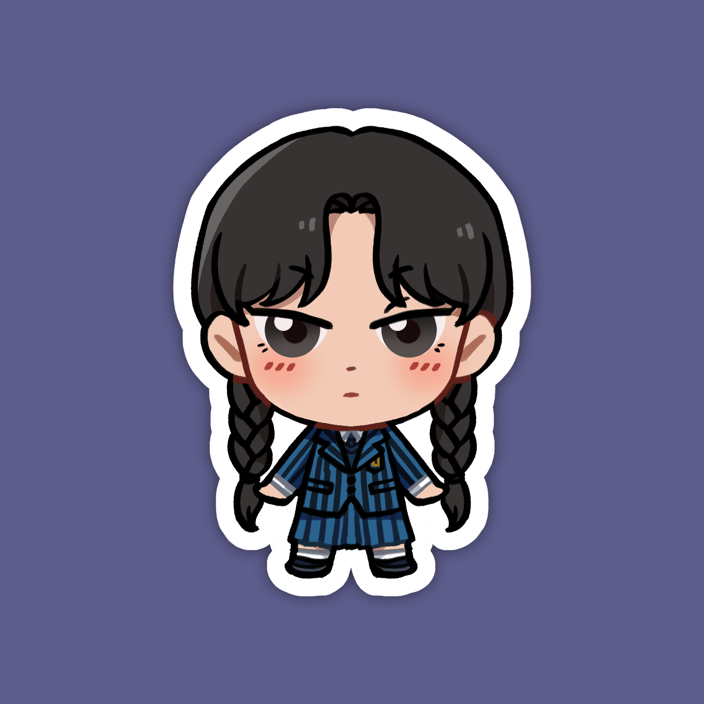 Wednesday Addams | Wednesday Vinyl Sticker